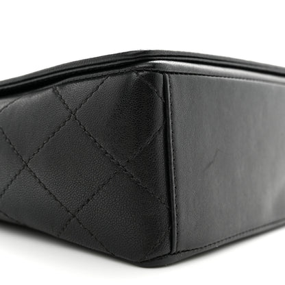 Chanel Sheepskin Quilted Vintage Mademoiselle Flap Black 9 of 12