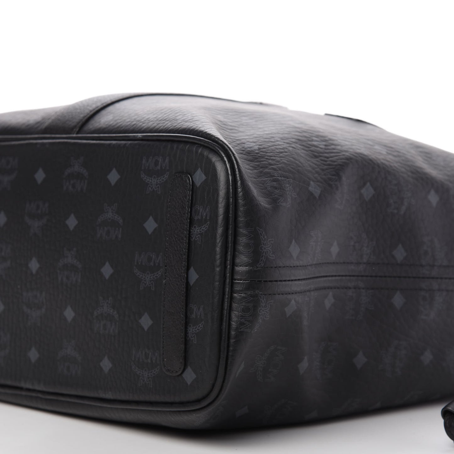 Visetos Medium Liz Reversible Shopper Tote Black