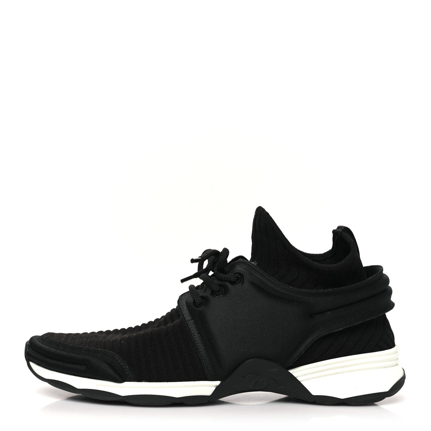 Stretch Fabric Womens CC Sneakers 40 Black