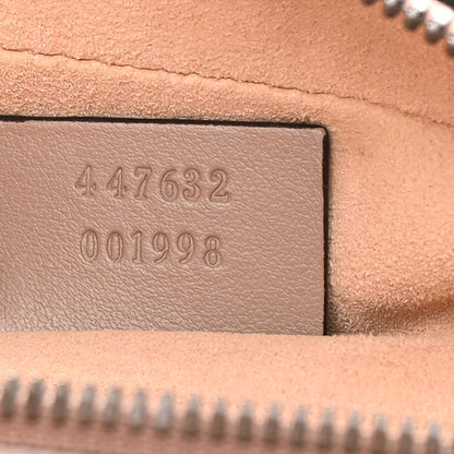 Gucci Calfskin Matelasse Small GG Marmont Chain Shoulder Bag Porcelain Rose 7 of 15