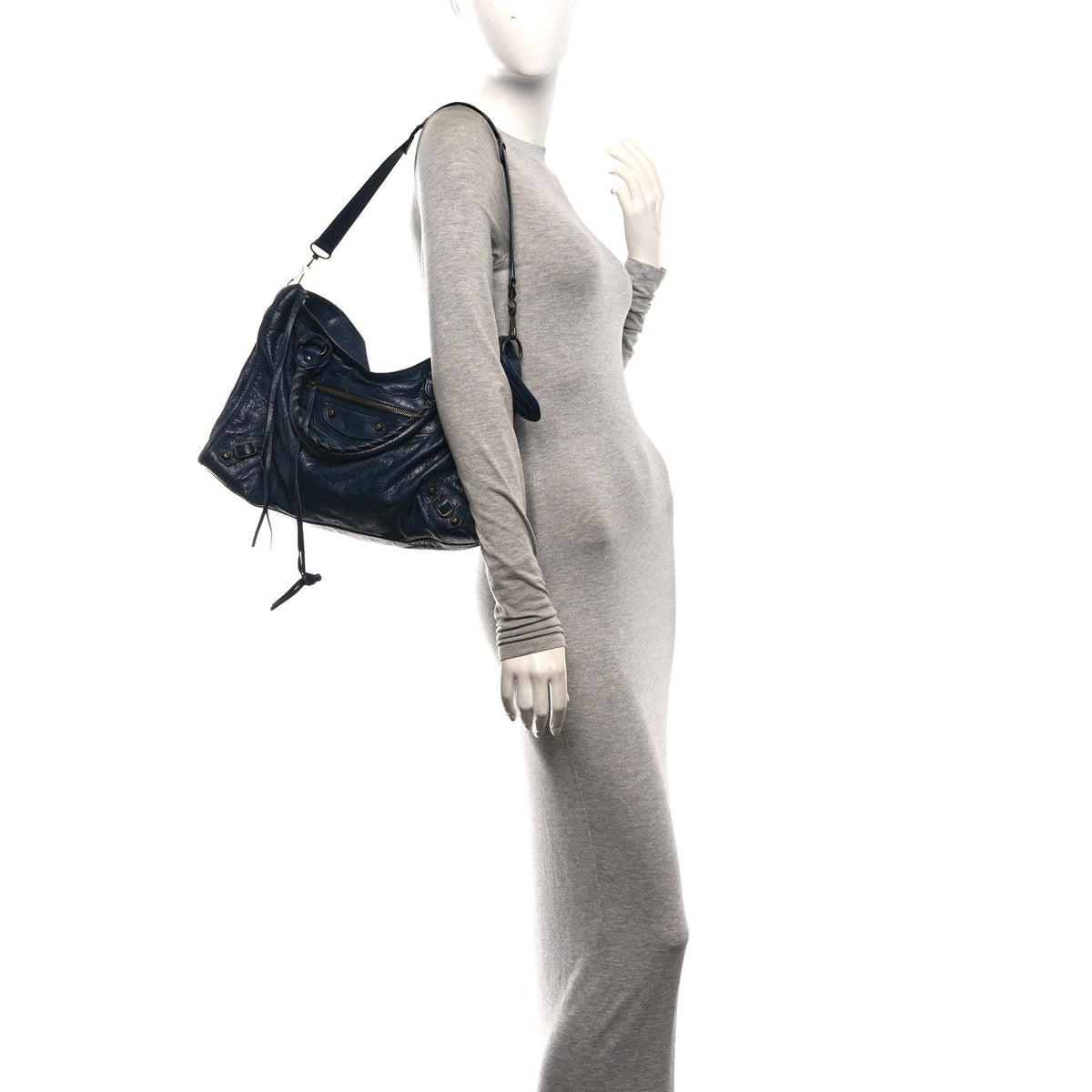 Balenciaga Agneau Classic Hardware City Bleu Obscur 2 of 11
