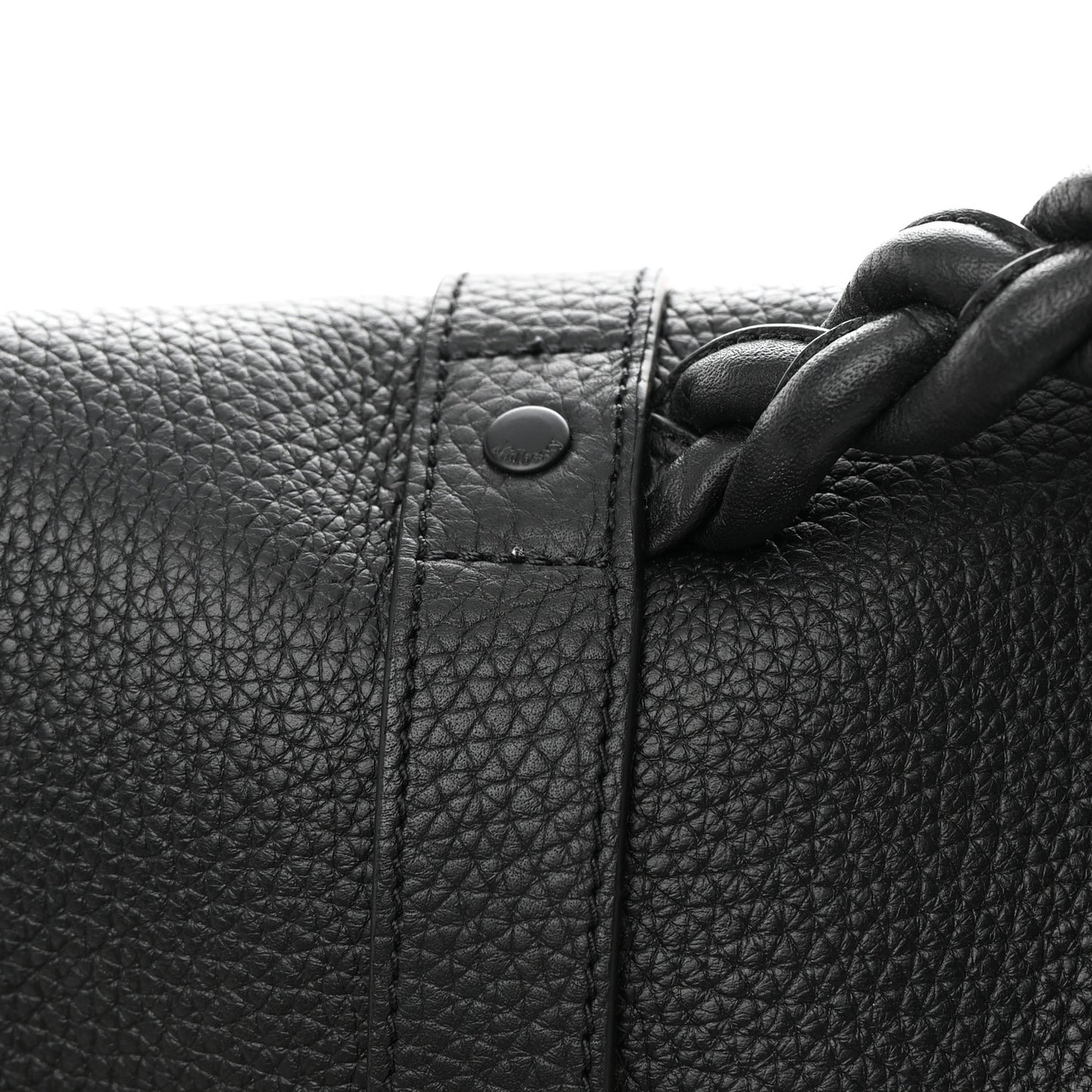 Heavy Grain Oversized Alexa Black