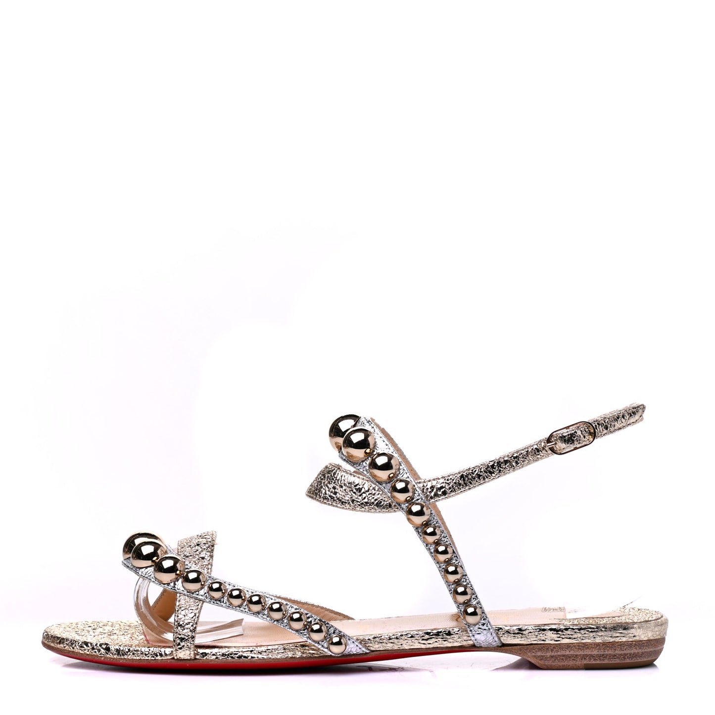 Specchio Vintage Galeria Flat Sandals 39 Platine Light Gold