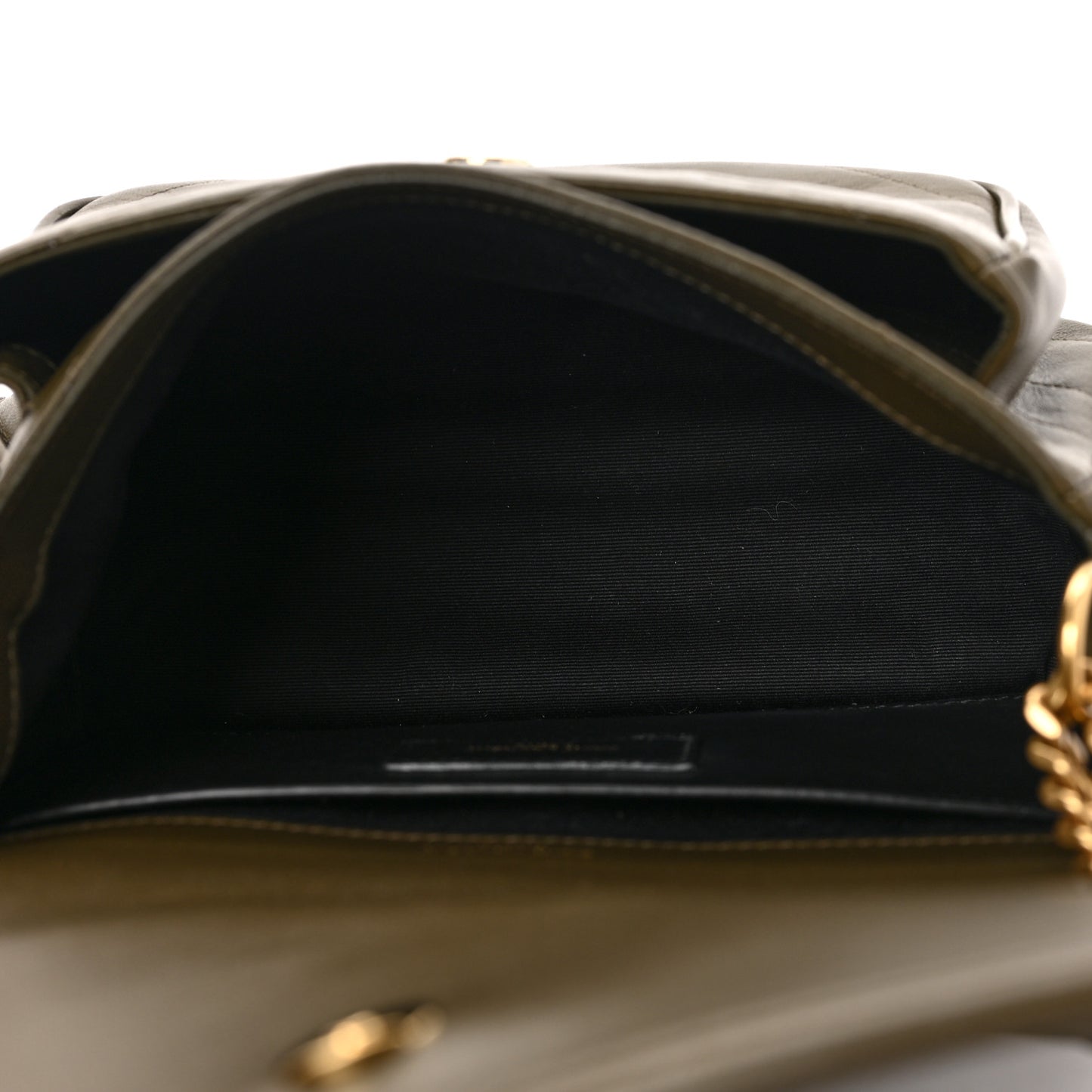 Lambskin Matelasse Monogram Baby Niki Chain Satchel Seawood