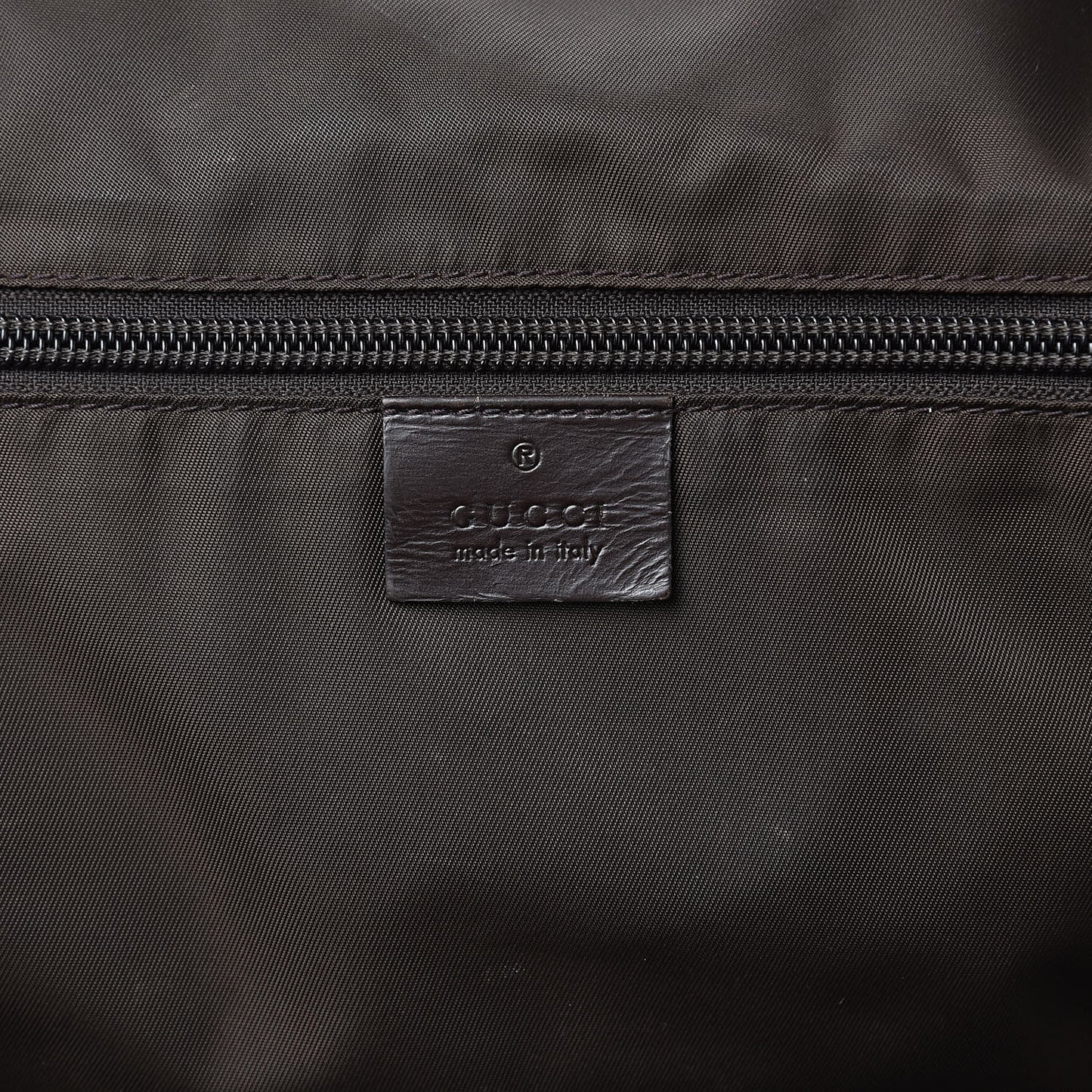 GG Plus Monogram Interlocking G Medium Backpack Dark Brown