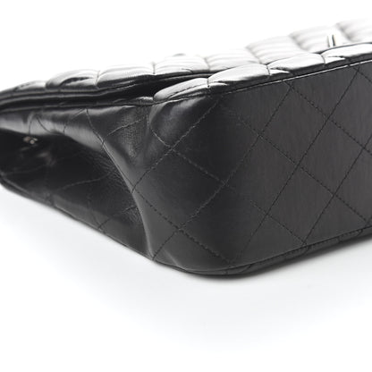 Chanel Lambskin Quilted Jumbo Single Flap Black 6 of 10