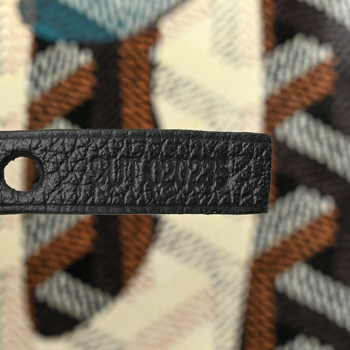 Goyardine Saint Louis Lettres Camouflage GM Black Blue