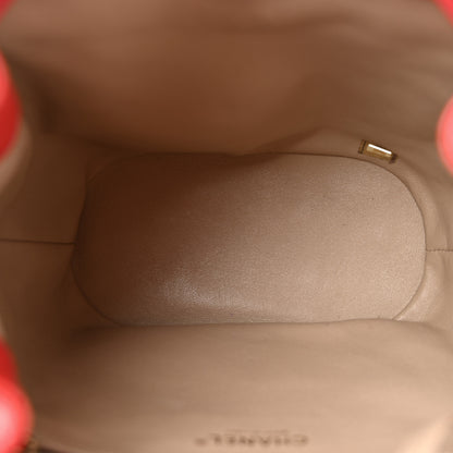 Chanel Caviar Quilted Backpack Red 5 of 10