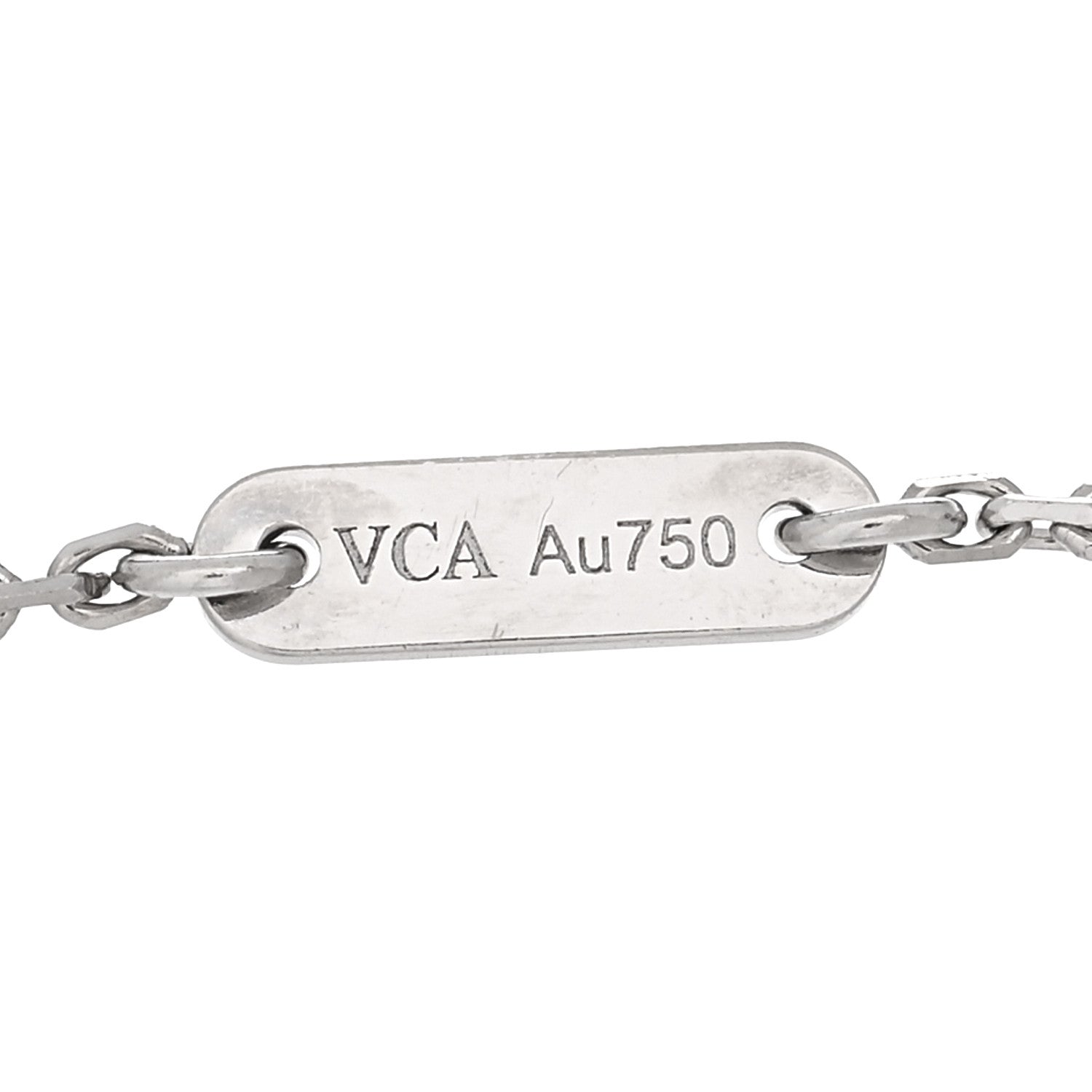 Van Cleef & Arpels 18K White Gold Diamond Mini Frivole Bracelet 3 of 3