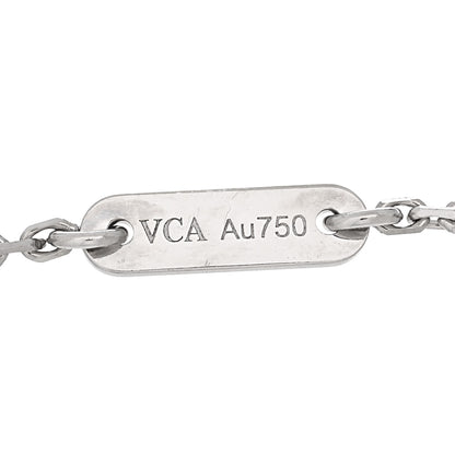 Van Cleef & Arpels 18K White Gold Diamond Mini Frivole Bracelet 3 of 3