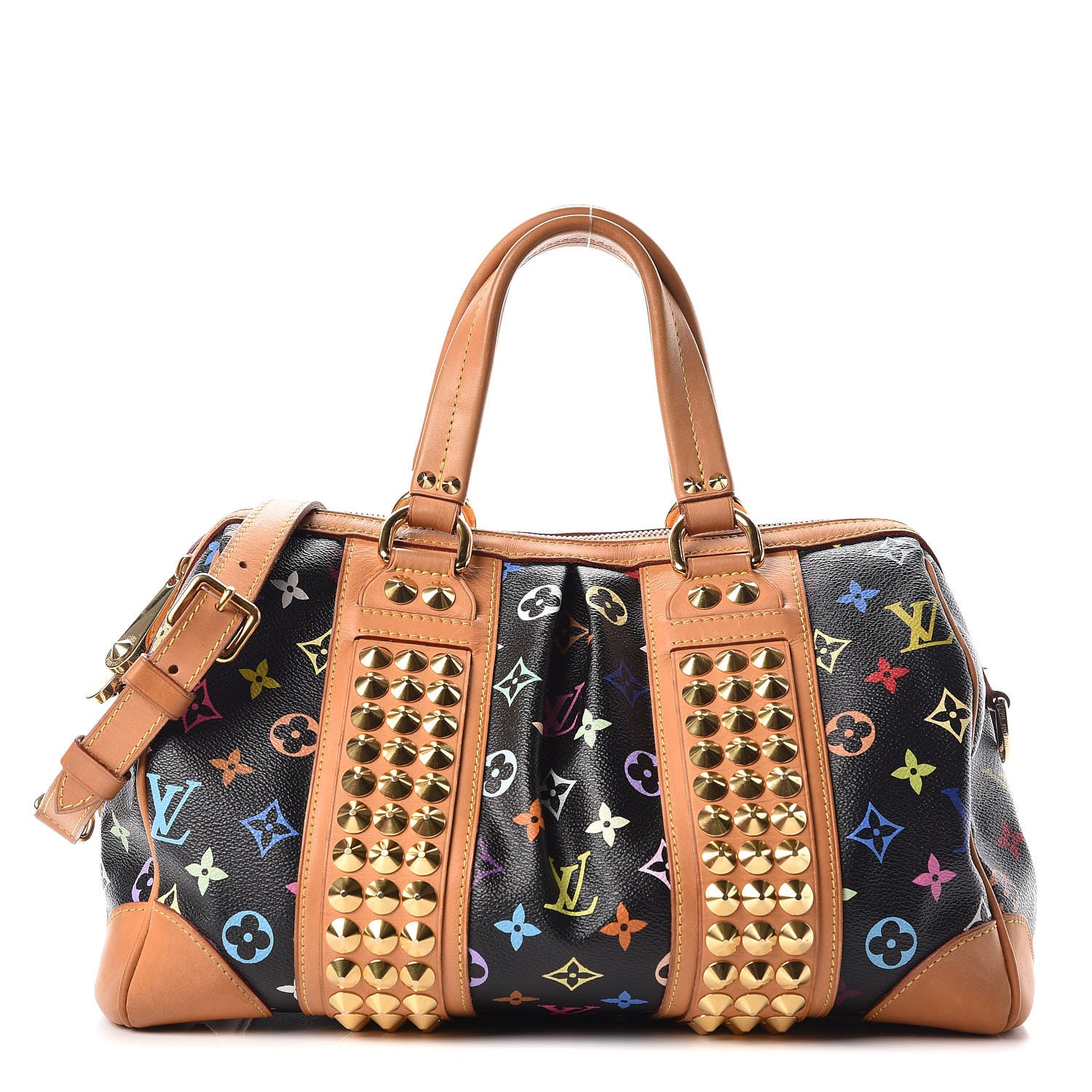 Louis Vuitton Monogram Multicolor Courtney MM Black 1 of 20