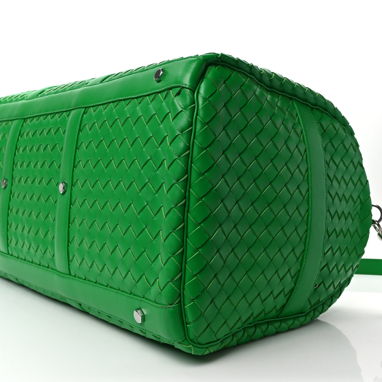 Bottega Veneta Nappa Intrecciato Large Duffle Bag Parakeet 1353138