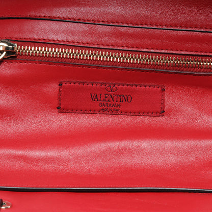 Valentino Garavani Vitello Small Rockstud Tote Rosso Valentino 5 of 8