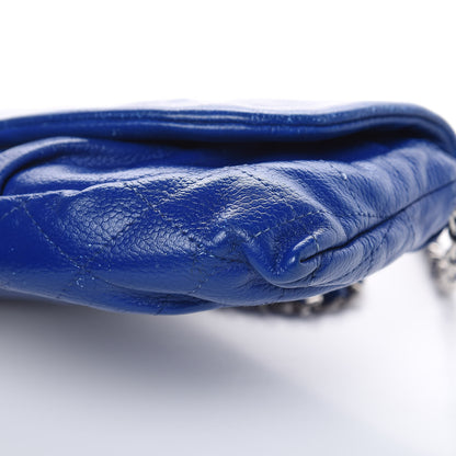 Chanel Caviar Half Moon Wallet On Chain WOC Blue 8 of 16
