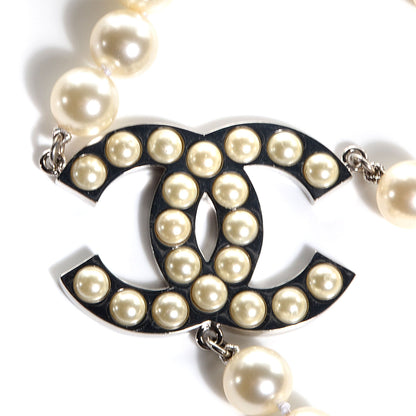 Chanel Pearl CC Double Strand Belt Silver 4 of 7