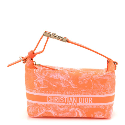 Christian Dior Technical Fabric Toile De Jouy DiorTravel Nomad Pouch Orange 1 of 13