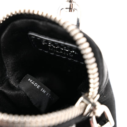 Prada Satin Crystal Pocket Triangle Padded Mini Key Chain Pouch Cristal 7 of 7
