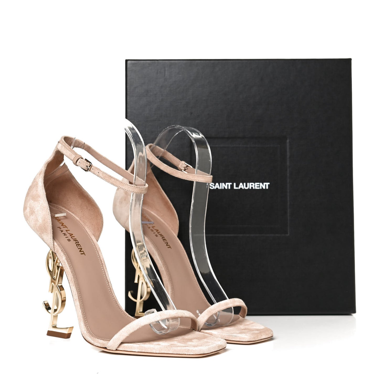 Suede Calfskin Opyum 110 Sandals 40 Cachemere Pale Gold