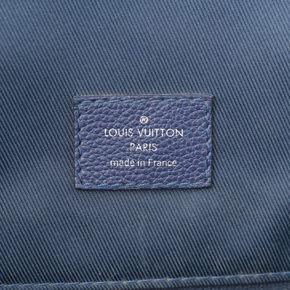Louis Vuitton Cowhide Monogram Bandana Christopher MM Backpack Blue 6 of 15