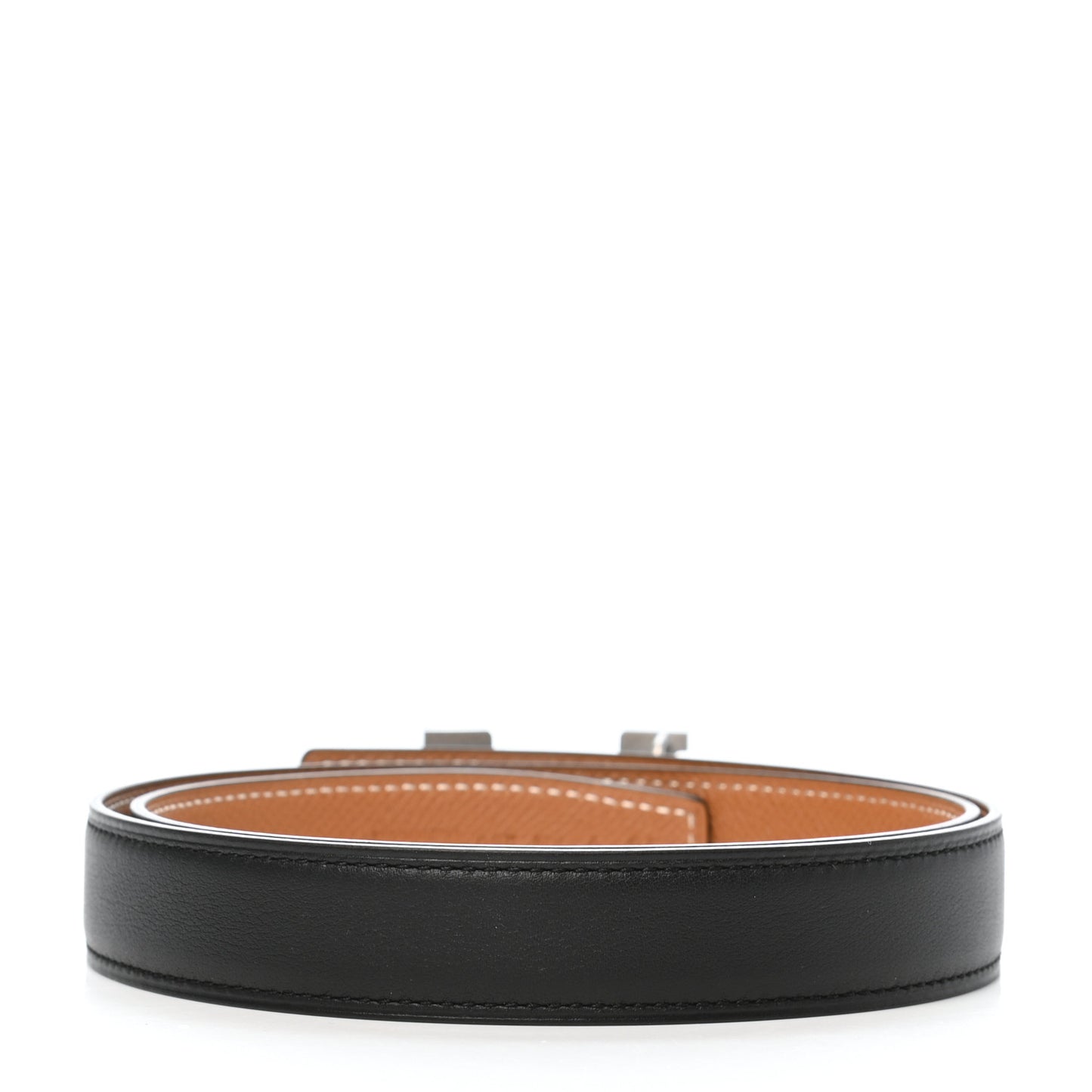 Swift Epsom 24mm Mini Constance H Belt 75 Black Gold