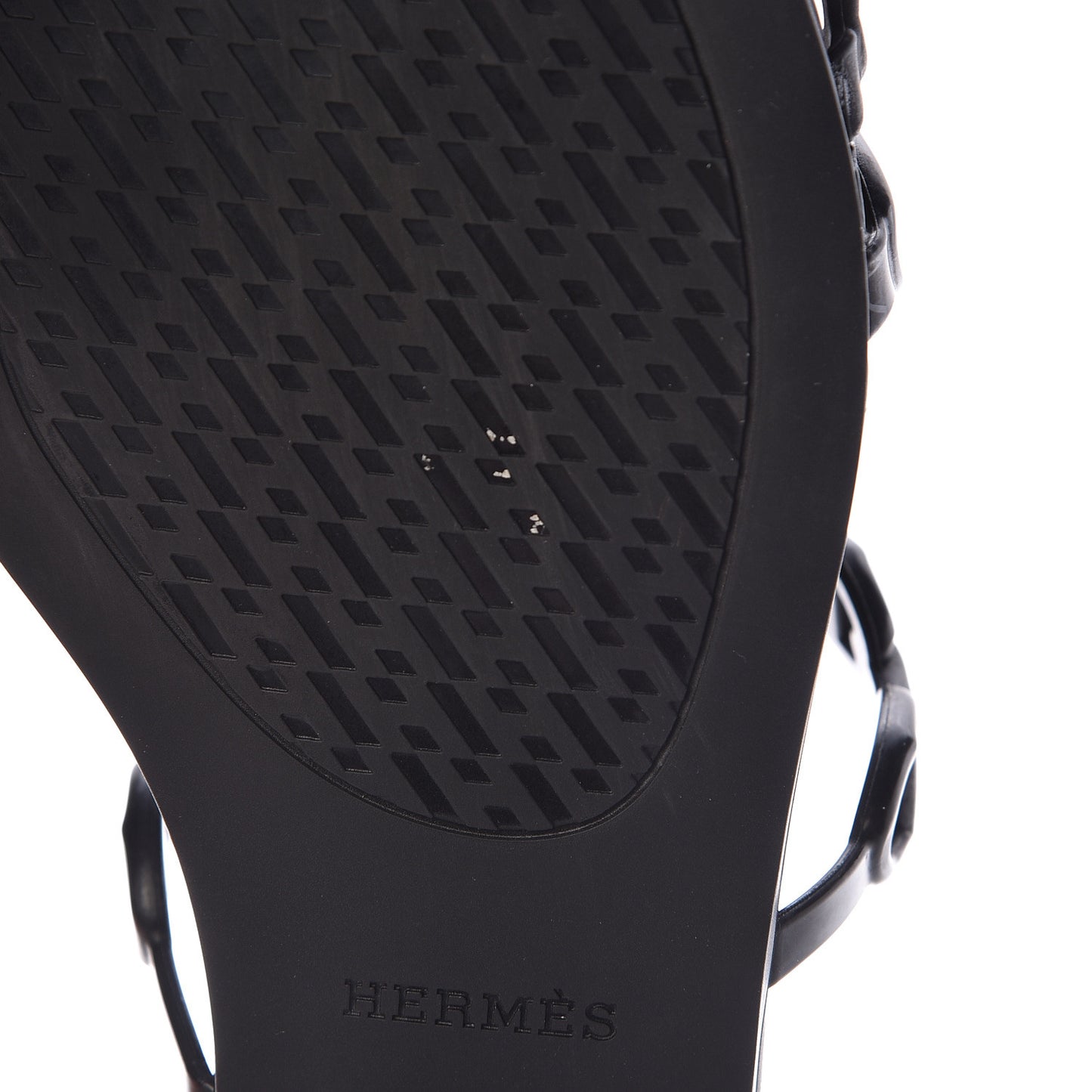 Rubber Chaine d'Ancre Rivage Sandals 38 Black