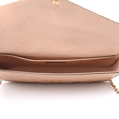 Louis Vuitton Empreinte Pochette Felicie Chain Wallet Papyrus 5 of 12