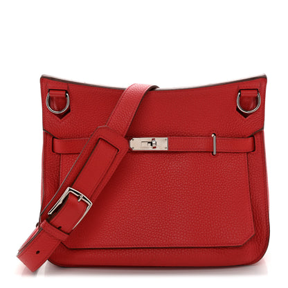 Hermes Taurillon Clemence Jypsiere 28 Geranium 1 of 16