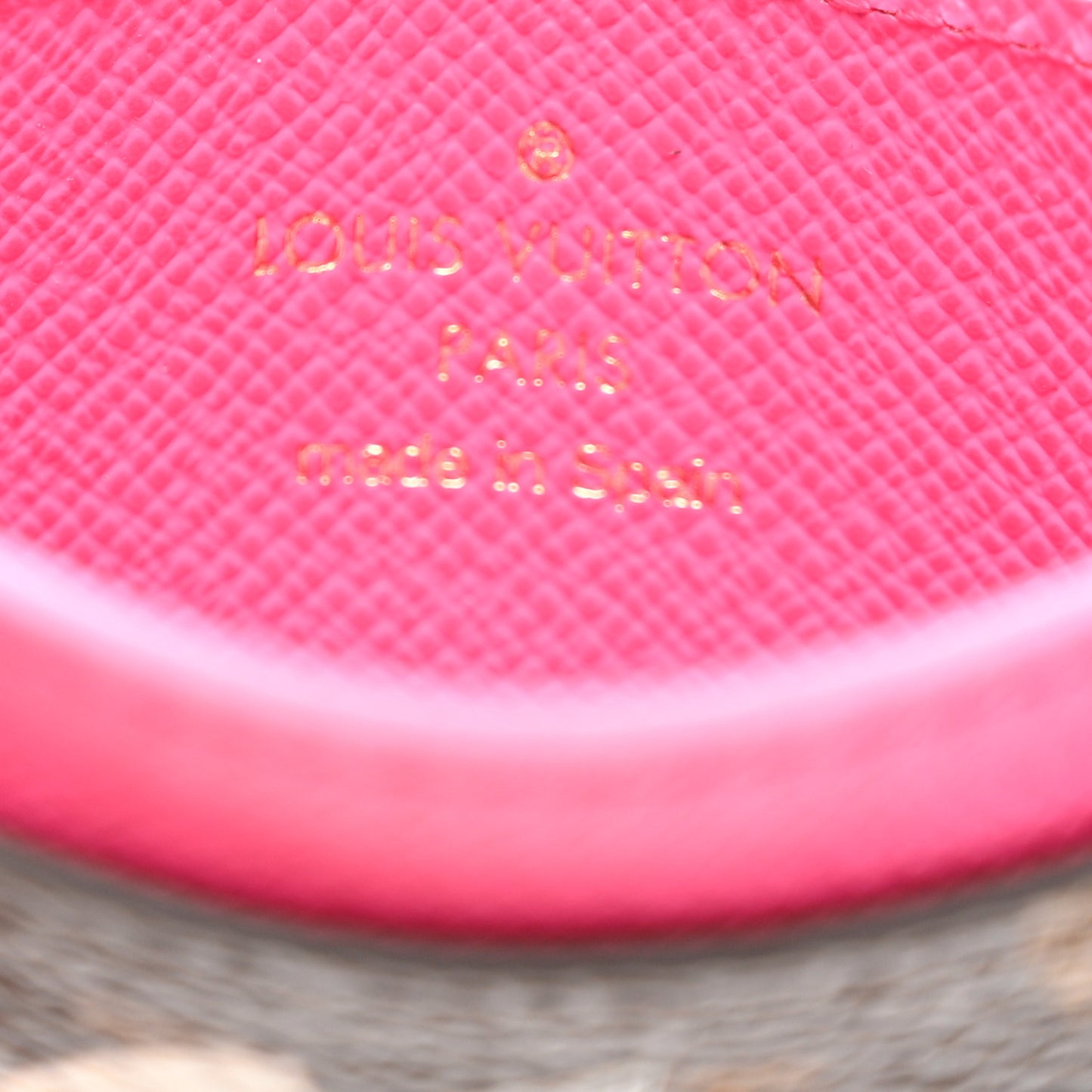 Monogram 2022 Christmas Animation Seoul Cardholder Fuchsia