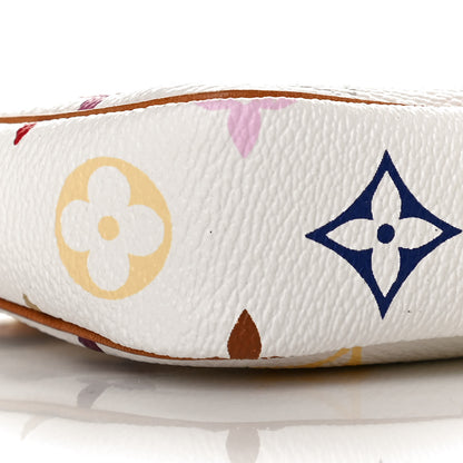 Louis Vuitton Monogram Multicolor Pochette Accessories White 8 of 9