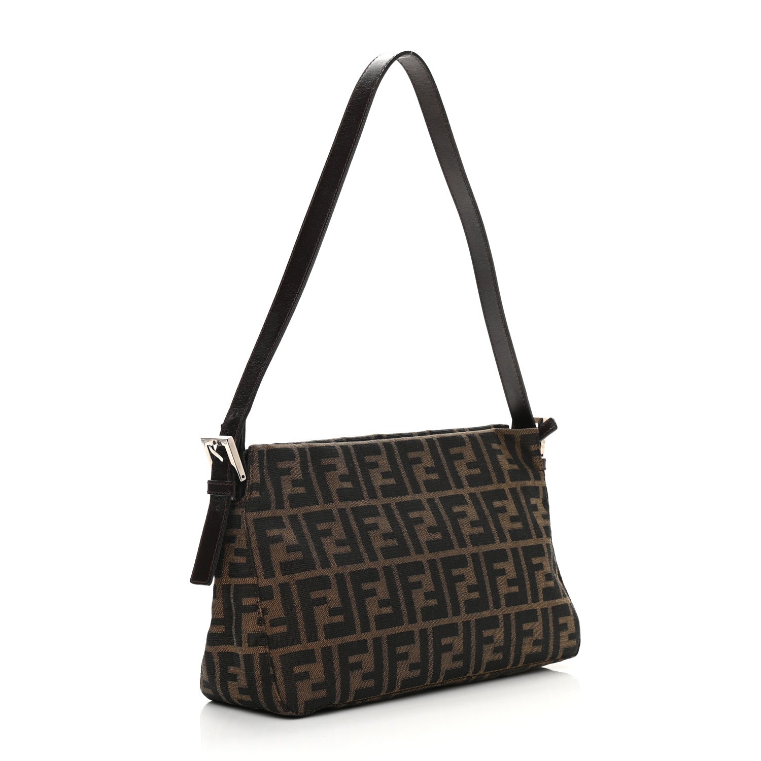 Fendi Zucca Shoulder Bag Tobacco 3 of 9