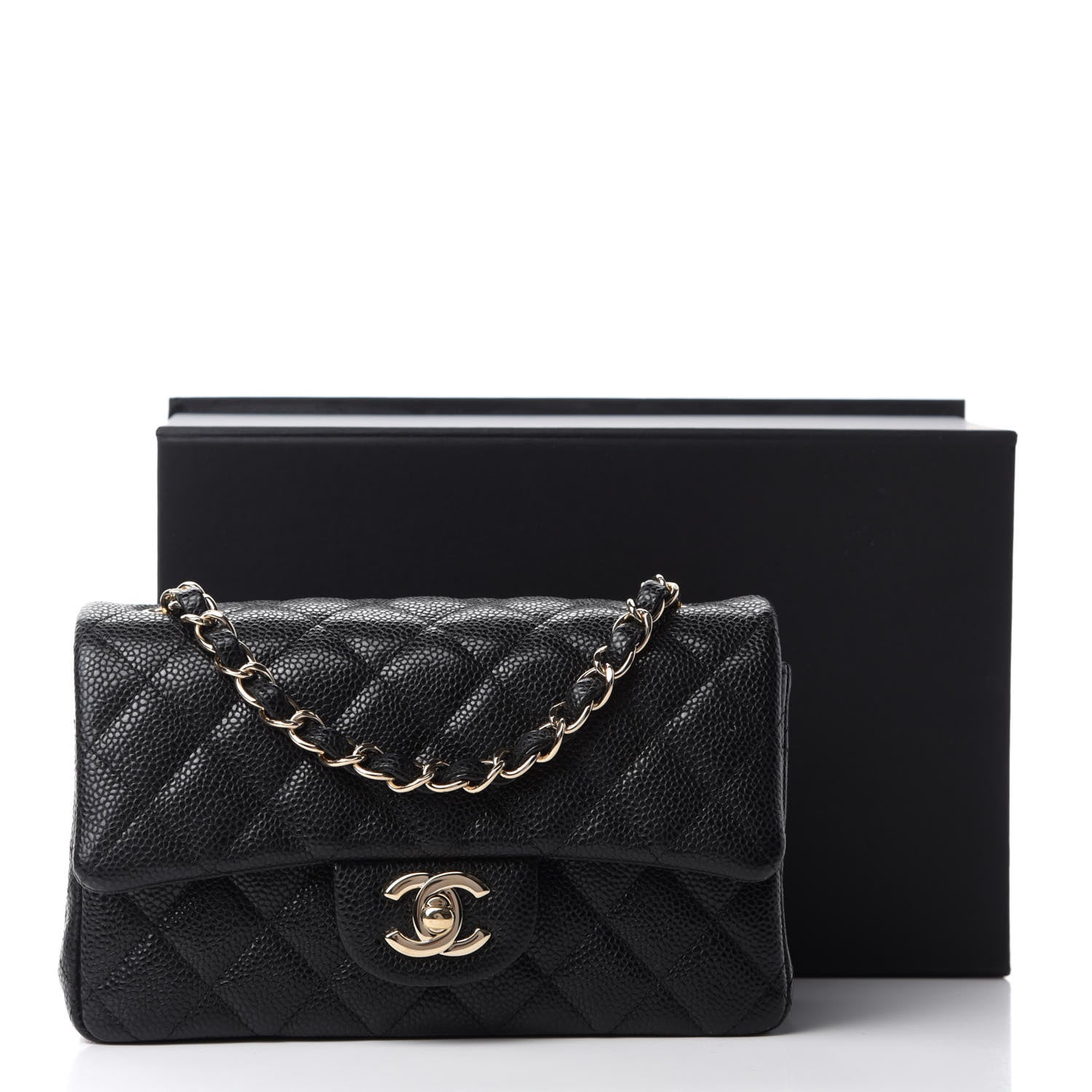 Chanel Caviar Quilted Mini Rectangular Flap Black 11 of 11