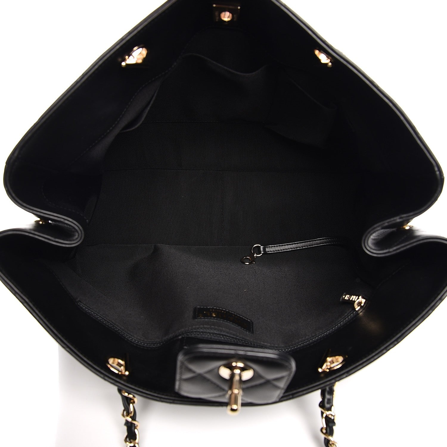 Chanel Calfskin Quilted Timeless Tote Black 5 of 8