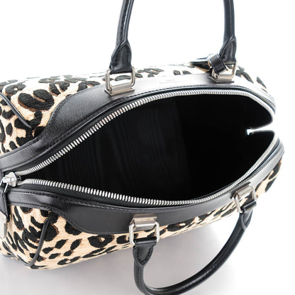 Louis Vuitton Jacquard Velvet Leopard Print Stephen Sprouse Speedy 5 of 7