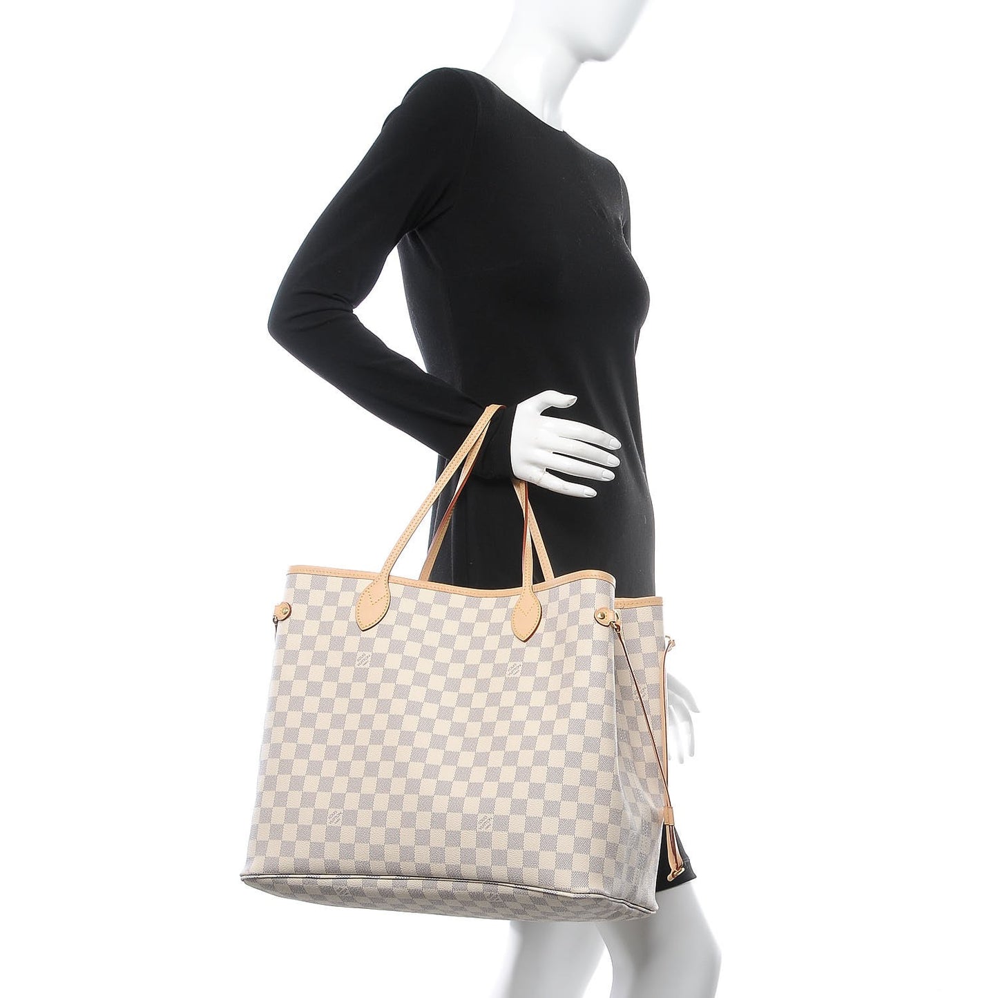 Damier Azur Neo Neverfull GM Rose Ballerine