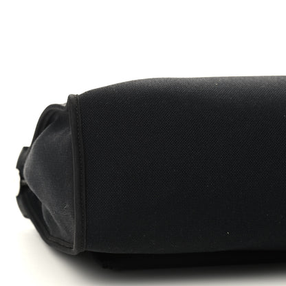Hermes Vache Hunter Toile Herbag Zip 31 PM Bleu Saphir Black 9 of 10