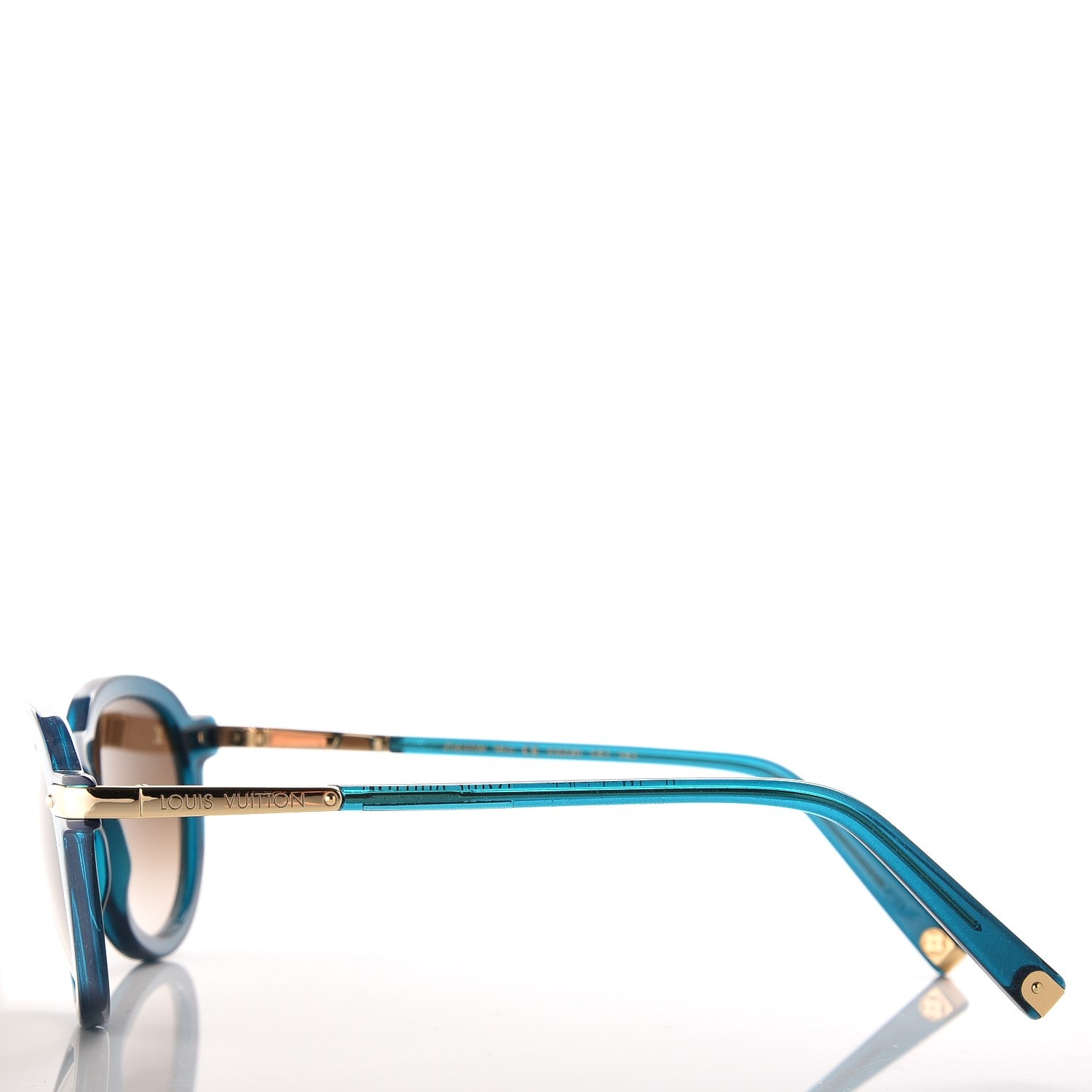 Louis Vuitton Glitter Berry Sunglasses Z0635W Petrole Blue 3 of 7