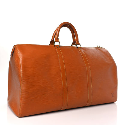 Louis Vuitton Epi Keepall 50 Cipango 2 of 10