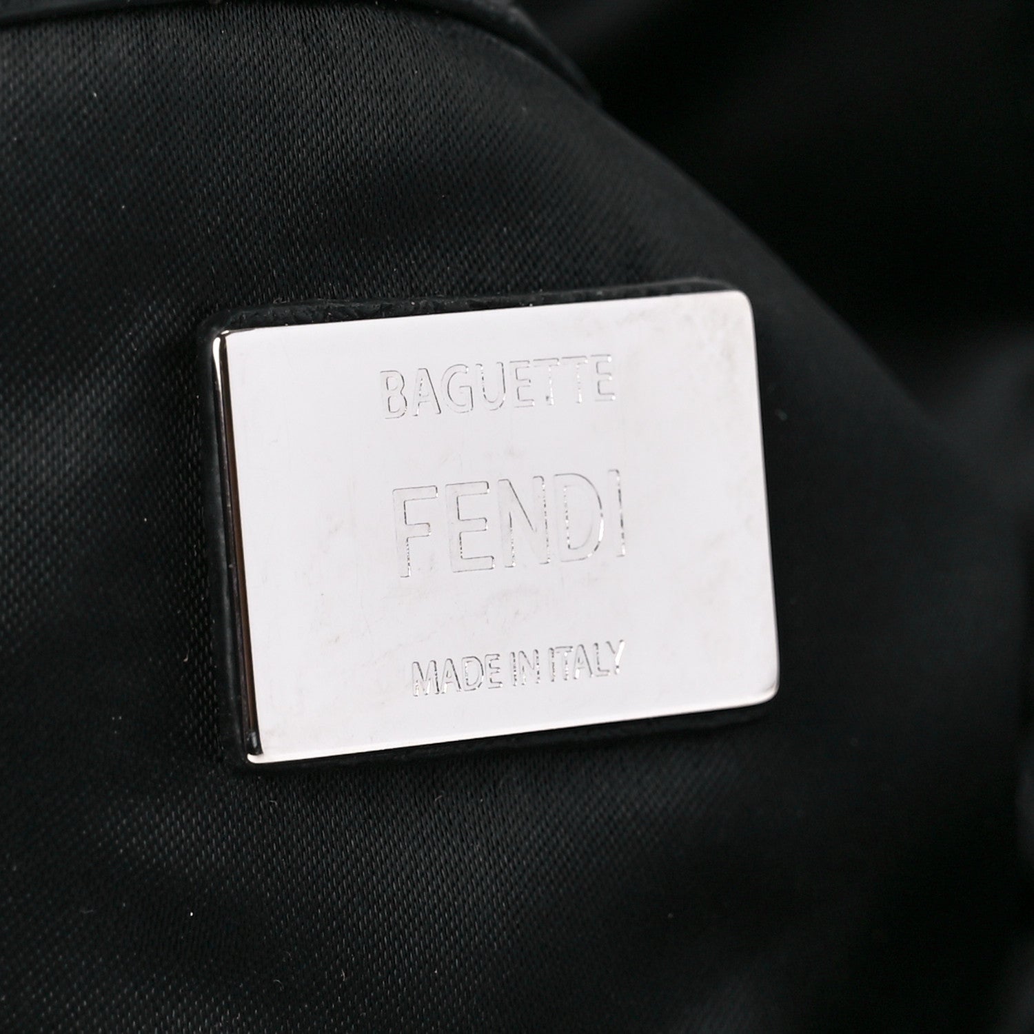 Fendi Econyl Cuoio Romano Multipocket Baguette Black 7 of 13