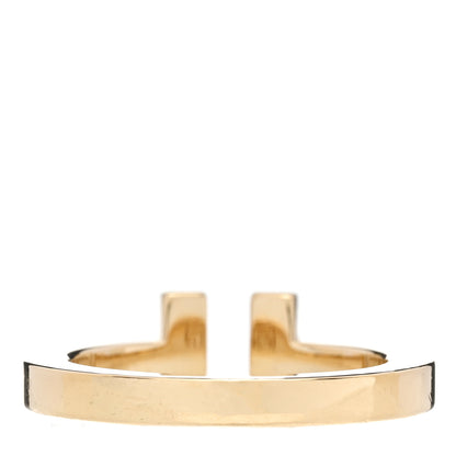 Tiffany 18K Yellow Gold T Square Ring 53 6.25 3 of 5