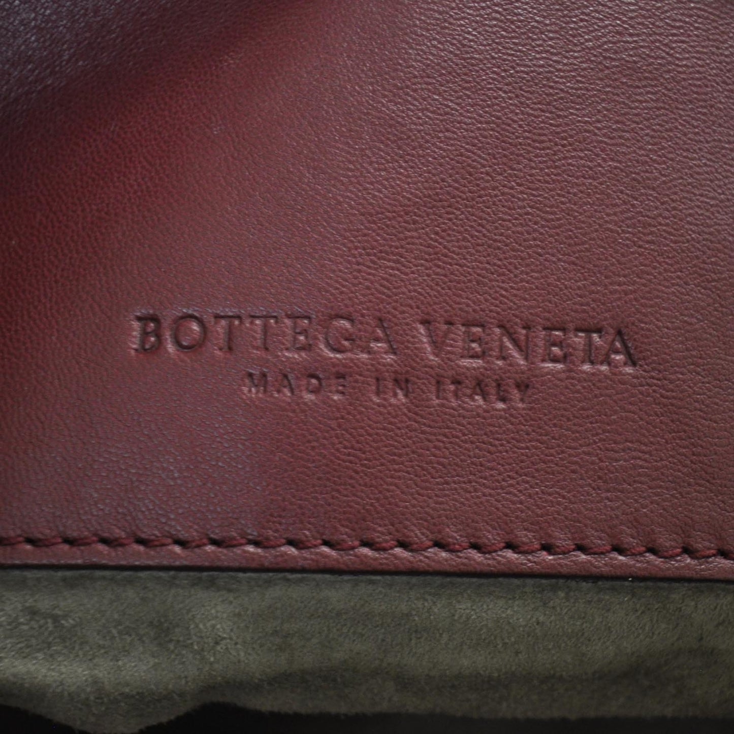 Nappa Intrecciato Flat Crossbody Bag Red
