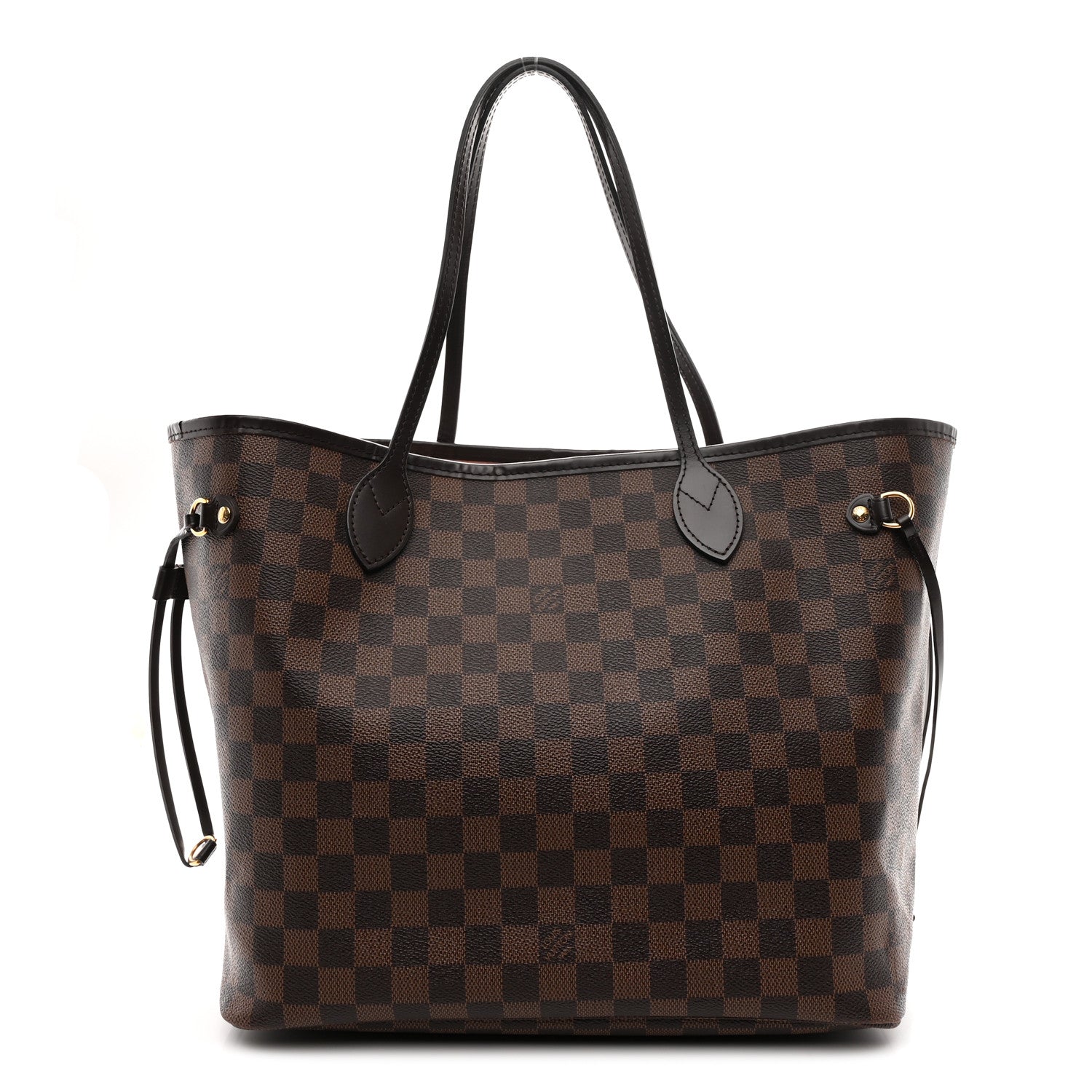 Louis Vuitton Damier Ebene Neo Neverfull MM Rose Ballerine 1 of 14