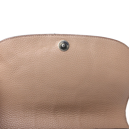 Gucci Pebbled Calfskin Medium Soho Flap Crossbody Camelia 15 of 23