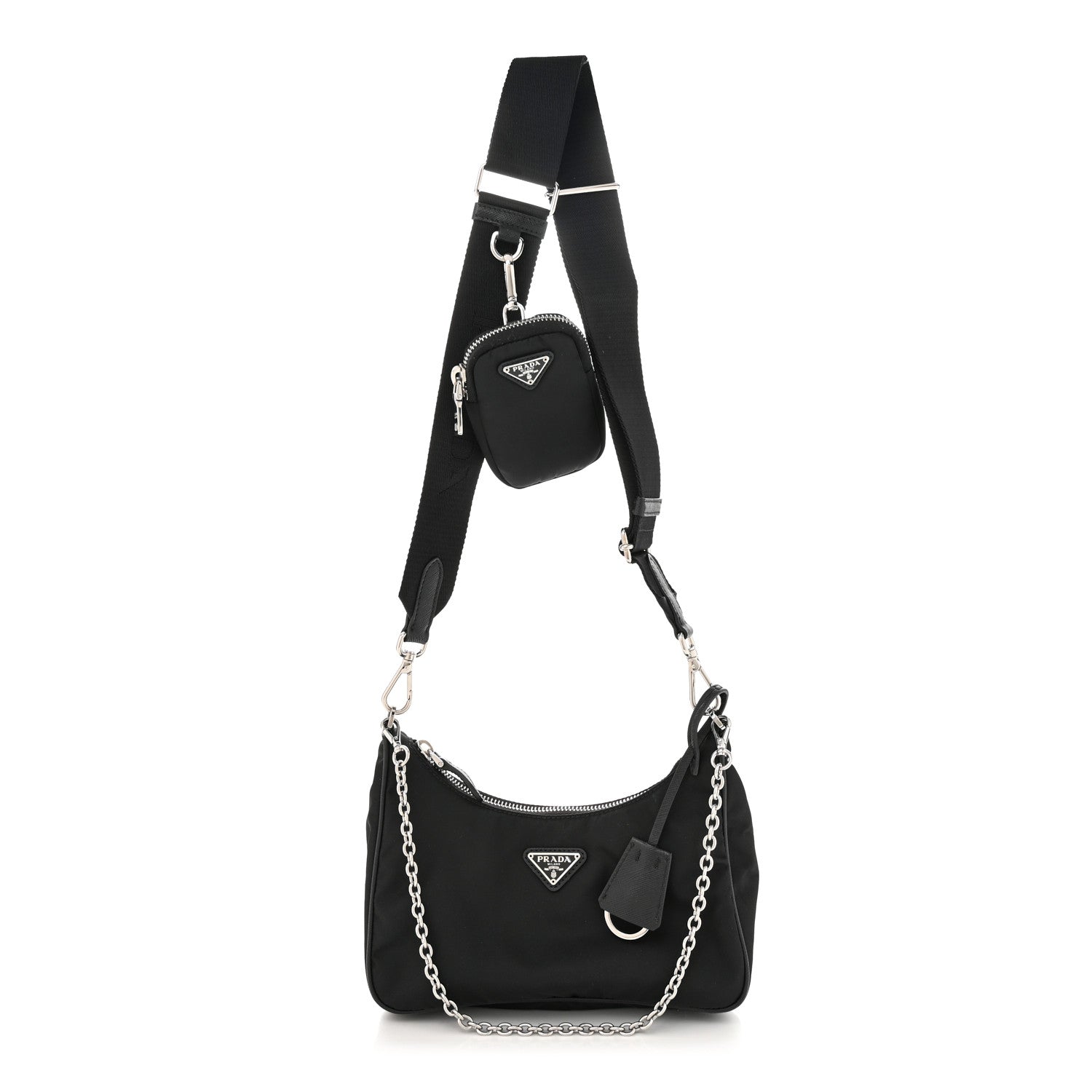 Prada Nylon Re-Edition 2005 Shoulder Bag Black 1 of 11