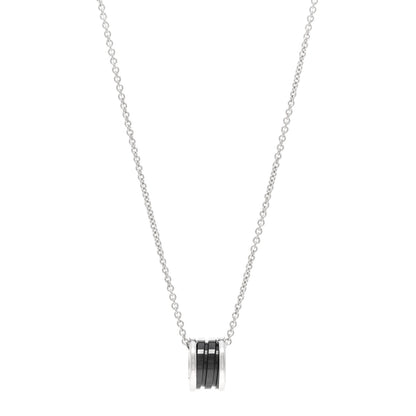 Bulgari Sterling Silver Ceramic Save The Children Pendant Necklace 1 of 4