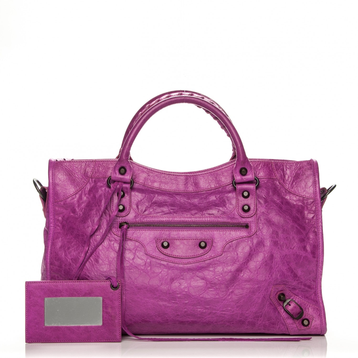 Balenciaga Agneau Classic Hardware City Amethyst 1 of 7