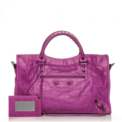 Balenciaga Agneau Classic Hardware City Amethyst 1 of 7