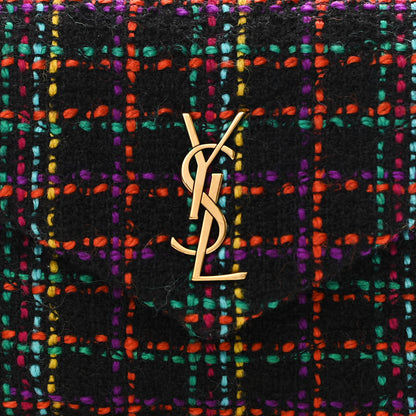 Saint Laurent Tweed Toy Loulou Shoulder Bag Black 9 of 11