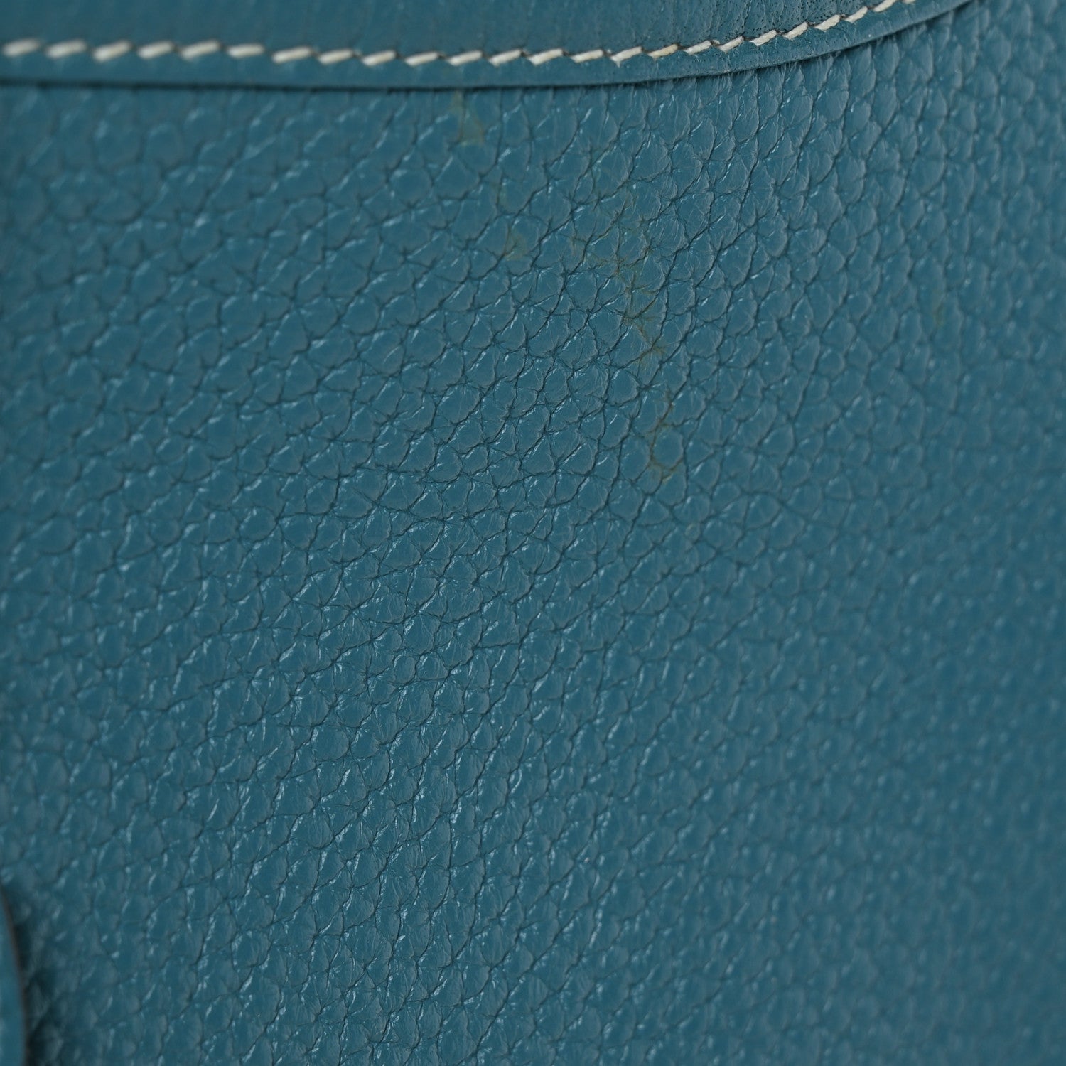 Hermes Taurillon Clemence Evelyne III PM Blue Jean 9 of 11