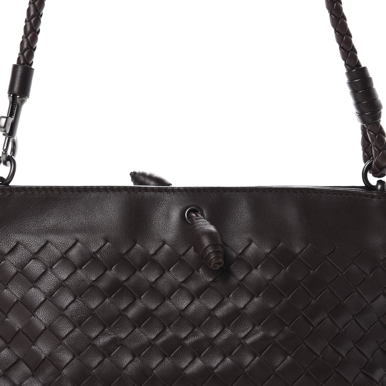 Bottega Veneta Nappa Intrecciato Mini Shoulder Bag Ebano 11 of 11