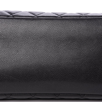 Chanel Caviar Quilted Grand Shopping Tote GST Black 9 of 16